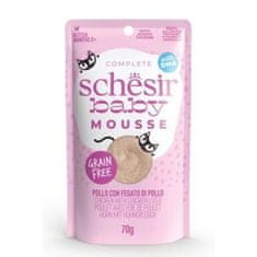 Schesir Cat kapsa Kitten Lifestage Mousse kuře 70g