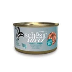 Schesir Cat konz. Senior Wholefood tuňák/makrela 70g