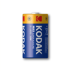 Kodak baterie MAX alkalická, D, 2 ks, blistr