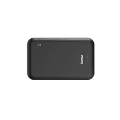 Hama Pocket 10, powerbanka 10000 mAh, 2,1 A, výstup: 2x USB-A