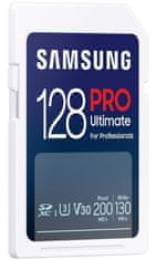 Samsung PRO Ultimate SDXC 128GB + USB Adaptér / CL10 USH-I U3 / V30