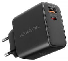 AXAGON nabíječka do sítě / ACU-PQ45/ 1x USB-C / 1x USB-A / PD3.0/QC4+/PPS/SFC2.0/AFC/SCP/Apple / 45W / černá