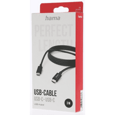 Hama USB-C 2.0 kabel typ C-C, 3 m