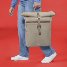 Hama batoh na notebook do 16,2" (41 cm) Silvan, recyklovaný polyester, béžový