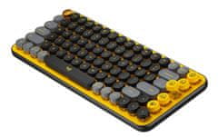 Logitech POP Keys Wireless Mechanical Keyboard With Emoji Keys - BLAST_YELLOW - US INT'L - INTNL