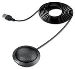 Genius MIC-100U Mikrofon, drátový, stolní, konferenční, všesměrový, citlivost -52,5dB, USB, 2m, černý