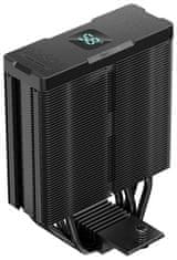 DEEPCOOL chladič AG400 Digital / 120mm fan ARGB / 4x heatpipes / PWM / pro Intel i AMD / černý