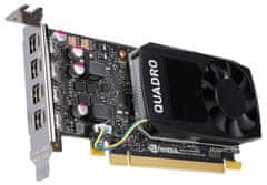 PNY Quadro P1000 V2 DP / 4GB GDDR5 / PCI-E / 4x miniDP 1.4 / Low profile bracket v balení