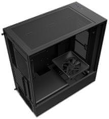 NZXT skříň H5 Flow edition / 2x120 mm fan / USB 3.0 / USB-C 3.1 / průhledná bočnice / mesh panel / černá