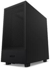 NZXT skříň H5 Flow edition / 2x120 mm fan / USB 3.0 / USB-C 3.1 / průhledná bočnice / mesh panel / černá