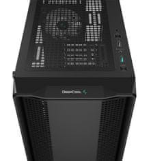 DEEPCOOL skříň CC560 ARGB V2 / ATX / 4x120 mm fan ARGB / USB 3.0 / USB 2.0 / černá