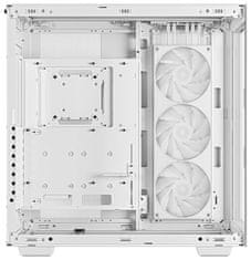 DEEPCOOL skříň CH780 / ATX / 420 mm fan ARGB / 4xUSB 3.0 / USB-C / prosklená / bílá