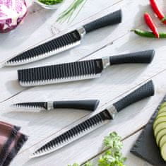 InnovaGoods Knife Set Black Shark Swiss·Q Namiutsu InnovaGoods 4 Pieces 