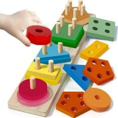 Kruzzel Třídič - dřevěné puzzle Kruzzel 22492 