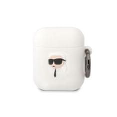 Karl Lagerfeld NFT Karl silikonový kryt pro AirPods 2 Bílá