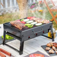 InnovaGoods Folding Portable Barbecue for use with Charcoal BearBQ InnovaGoods 