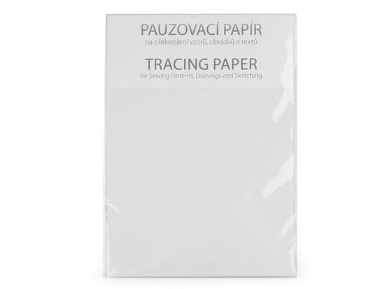 Pauzovací papír A4 75 g - bílá transparent (5 ks)