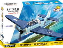 Cobi 5752 II WW Grumman TBF Avenger, 1:48, 392 k, 1 f