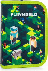 Oxybag Školní penál jednopatrový Playworld Vol. III.