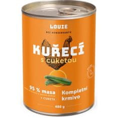 Louie Konzerva kuřecí  s cuketou 400g