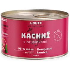 Louie Konzerva kachní s brusinkami 200g