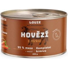 Louie Konzerva hovězí  s mrkví 200g