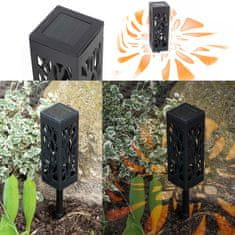 Northix Solární lucerny na zahradu - balení po 4 kusech 