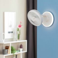 Northix Dobíjecí stolní ventilátor - přenosný a tichý 