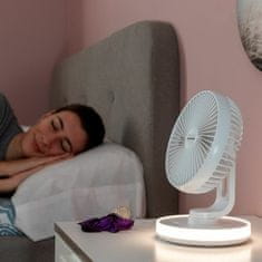 Northix Dobíjecí stolní ventilátor - přenosný a tichý 