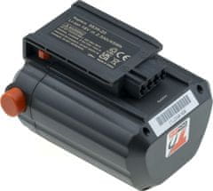 T6 power Baterie pro Gardena 9876-20, Li-Ion, 18 V, 2600 mAh (46,8 Wh), černá