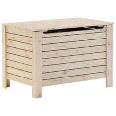 Petromila Úložný box s víkem RANA 100 x 49 x 54 cm masivní borové dřevo