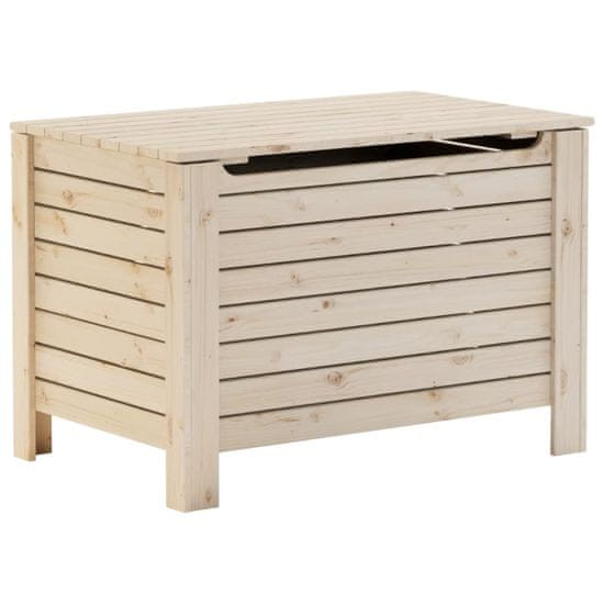 Vidaxl Úložný box s víkem RANA 80 x 49 x 54 cm masivní borové dřevo