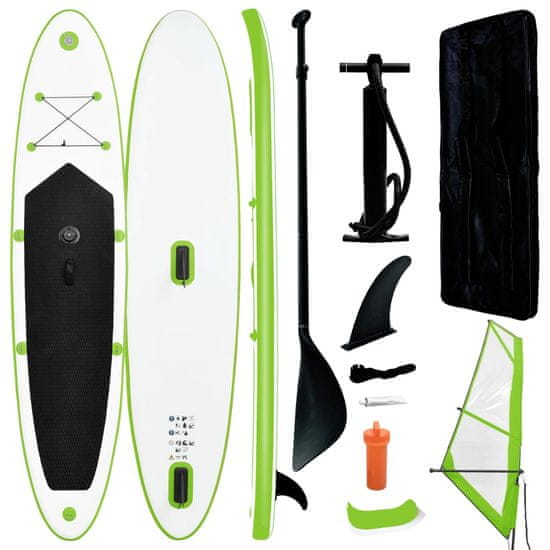 Vidaxl Nafukovací Stand Up Paddleboard s plachtou