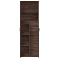 Vidaxl Skříň highboard hnědý dub 60 x 35 x 180 cm kompozitní dřevo