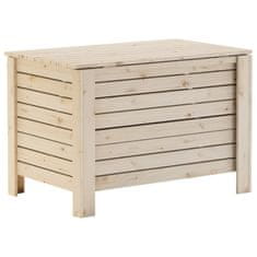 Vidaxl Úložný box s víkem RANA 100 x 49 x 54 cm masivní borové dřevo