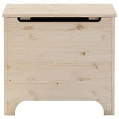 Vidaxl Úložný box s víkem RANA 60 x 49 x 54 cm masivní borové dřevo