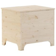 Vidaxl Úložný box s víkem RANA 60 x 49 x 54 cm masivní borové dřevo