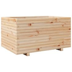 Vidaxl Zahradní truhlík 90 x 60 x 49,5 cm masivní borové dřevo