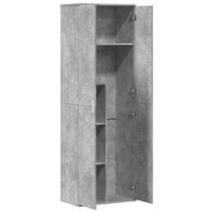 Vidaxl Skříň highboard betonově šedá 60 x 35 x 180 cm kompozitní dřevo