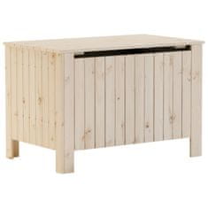 Vidaxl Úložný box s víkem RANA 80 x 49 x 54 cm masivní borové dřevo