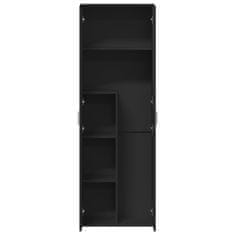 Petromila Skříň highboard černá 60 x 35 x 180 cm kompozitní dřevo