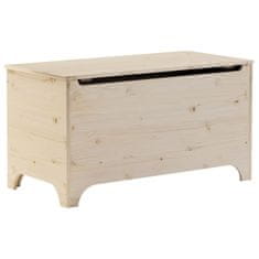 Vidaxl Úložný box s víkem RANA 100 x 49 x 54 cm masivní borové dřevo