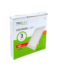 Bateriecentrum TR-106 LED panel 3W 260lm 4200K - čtvercový vestavný Trixline