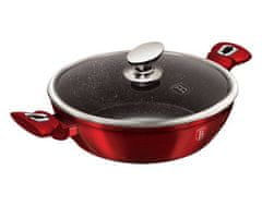 Berlingerhaus Granitový Hrnec 28Cm Red Metallic Line Bh-1263