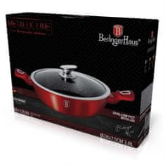 Berlingerhaus Granitový Hrnec 28Cm Red Metallic Line Bh-1263