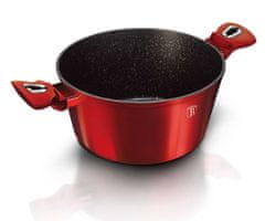 Berlingerhaus Granitový Hrnec 28Cm Red Metallic Line Bh-1258