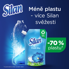 Silan koncentrovaná aviváž Fresh Sky doypack 68 praní, 748 ml