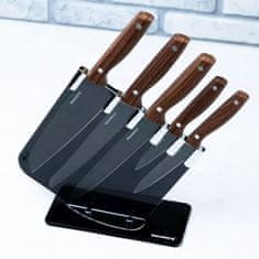 KLAUSBERG Sada 5 Kuchyňských Nožů Ve Stojanu Kb-7616