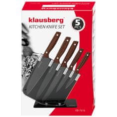 KLAUSBERG Sada 5 Kuchyňských Nožů Ve Stojanu Kb-7616