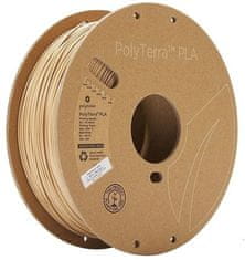 tisková struna (filament), PolyTerra PLA, 1,75mm, 1kg, ořechová (PM70909)